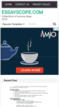 Mobile Screenshot of essayscope.com