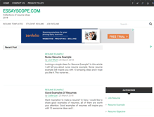 Tablet Screenshot of essayscope.com